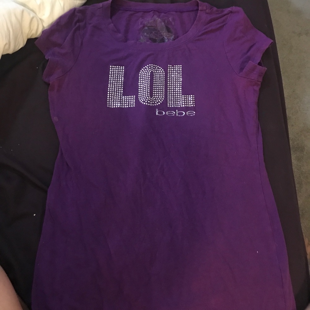 Purple Bebe tee