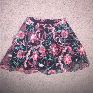 Floral Skater Skirt