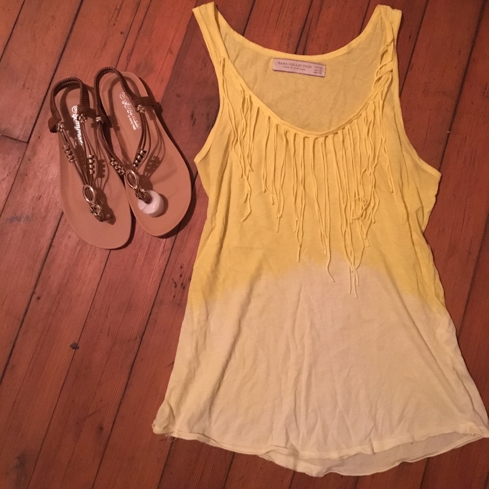 Zara t-sirt and new sandals