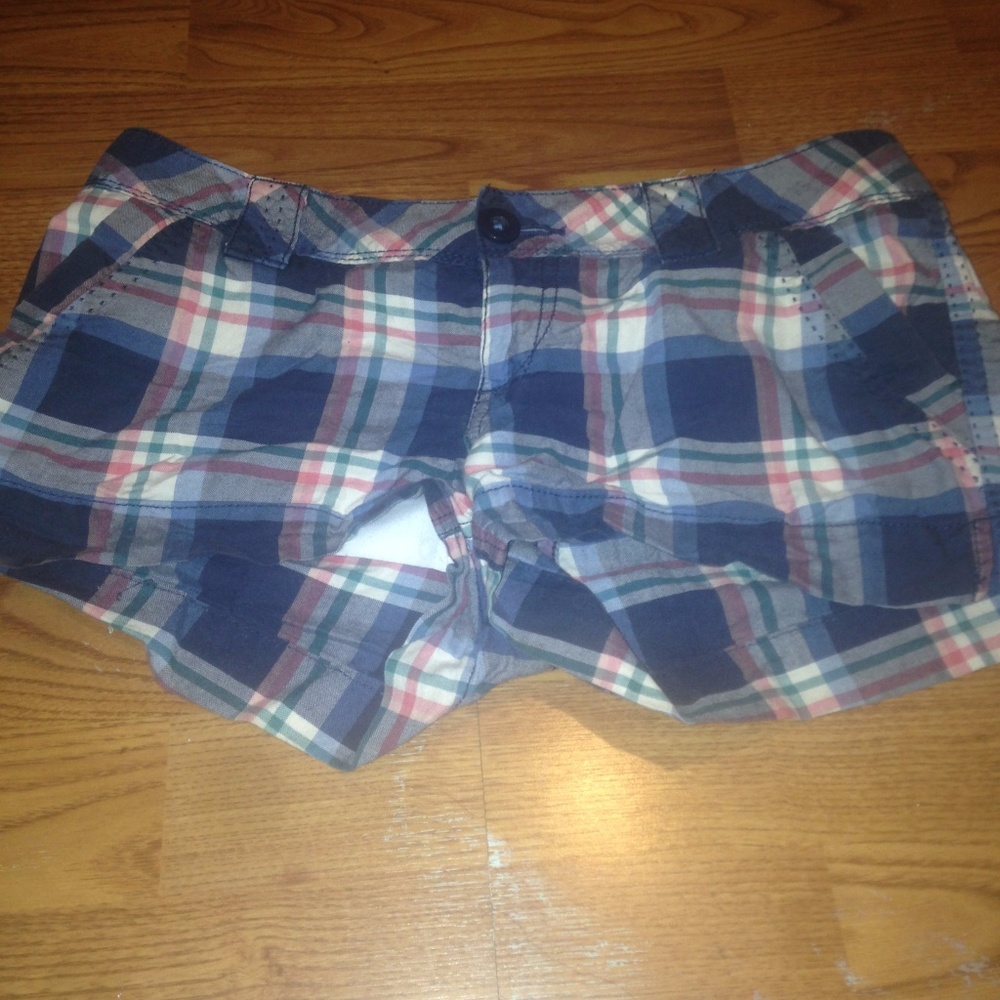 Plaid shorts