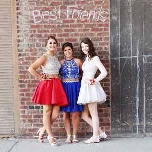 Red homecoming dress