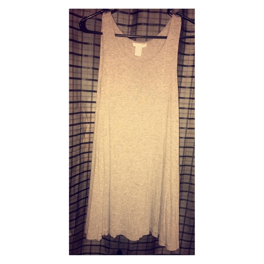 Grey tank dress