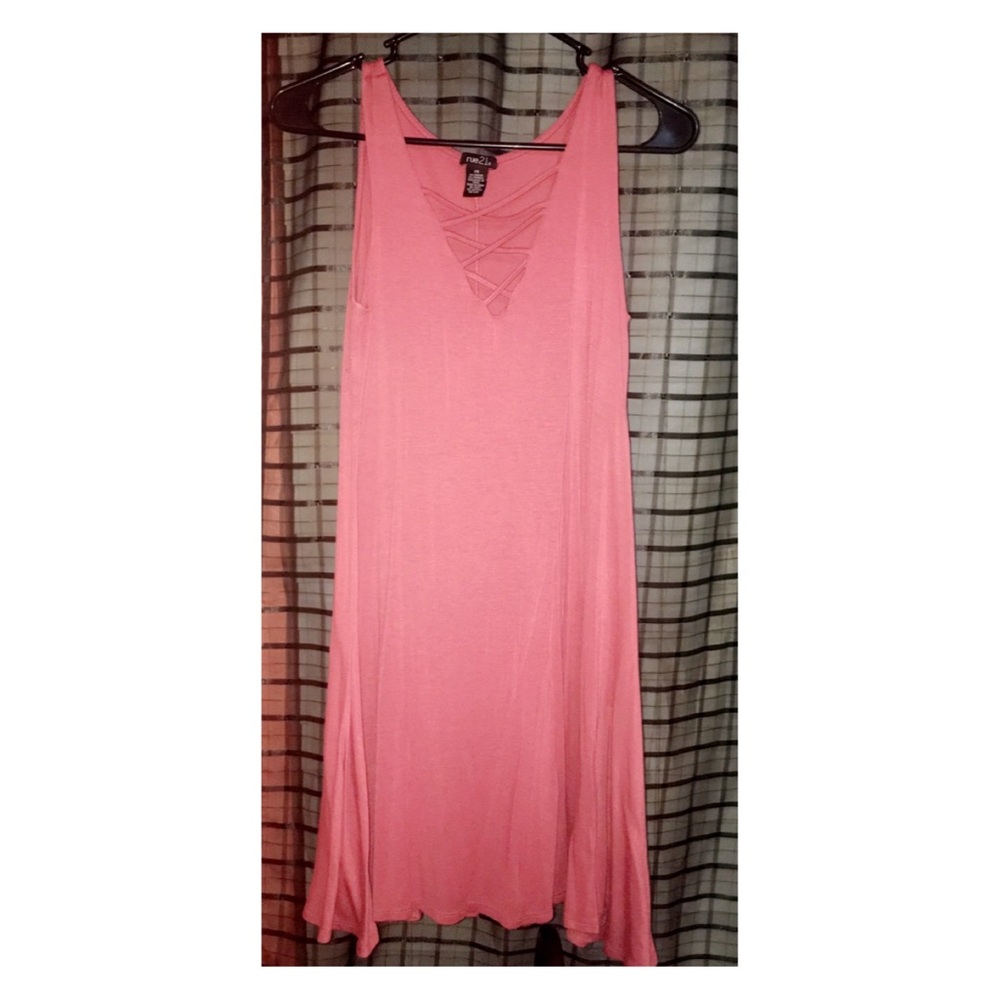 Rose tank dress