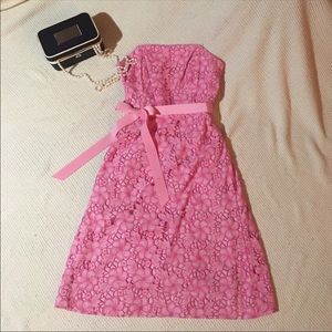 Lilly Pulitzer eyelet dress.