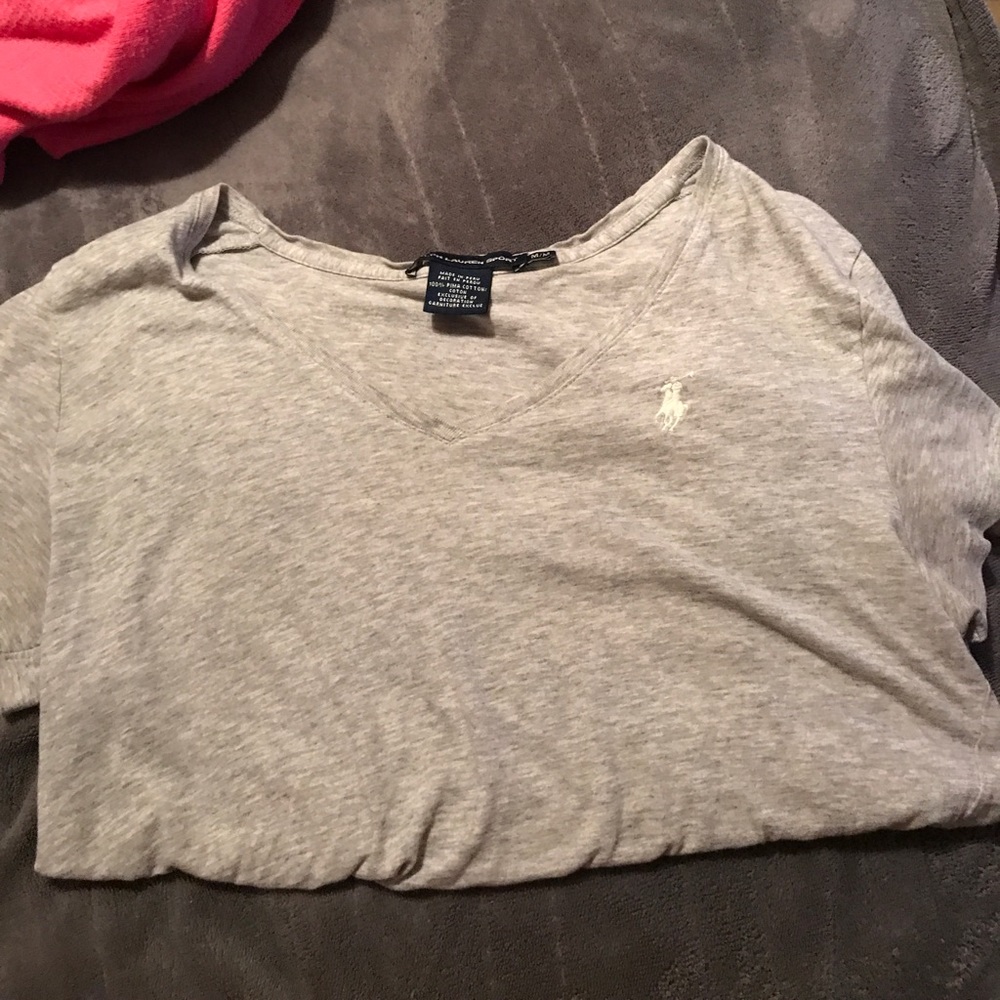 Gray Polo Sport tee