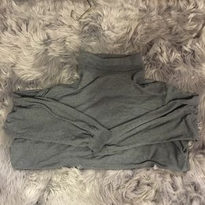 Simple Gray Turtle Neck