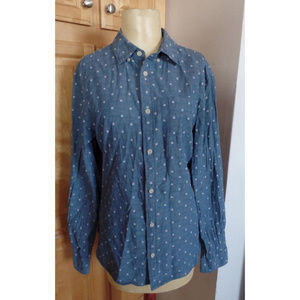 women's allsaint buttons shirt sz M