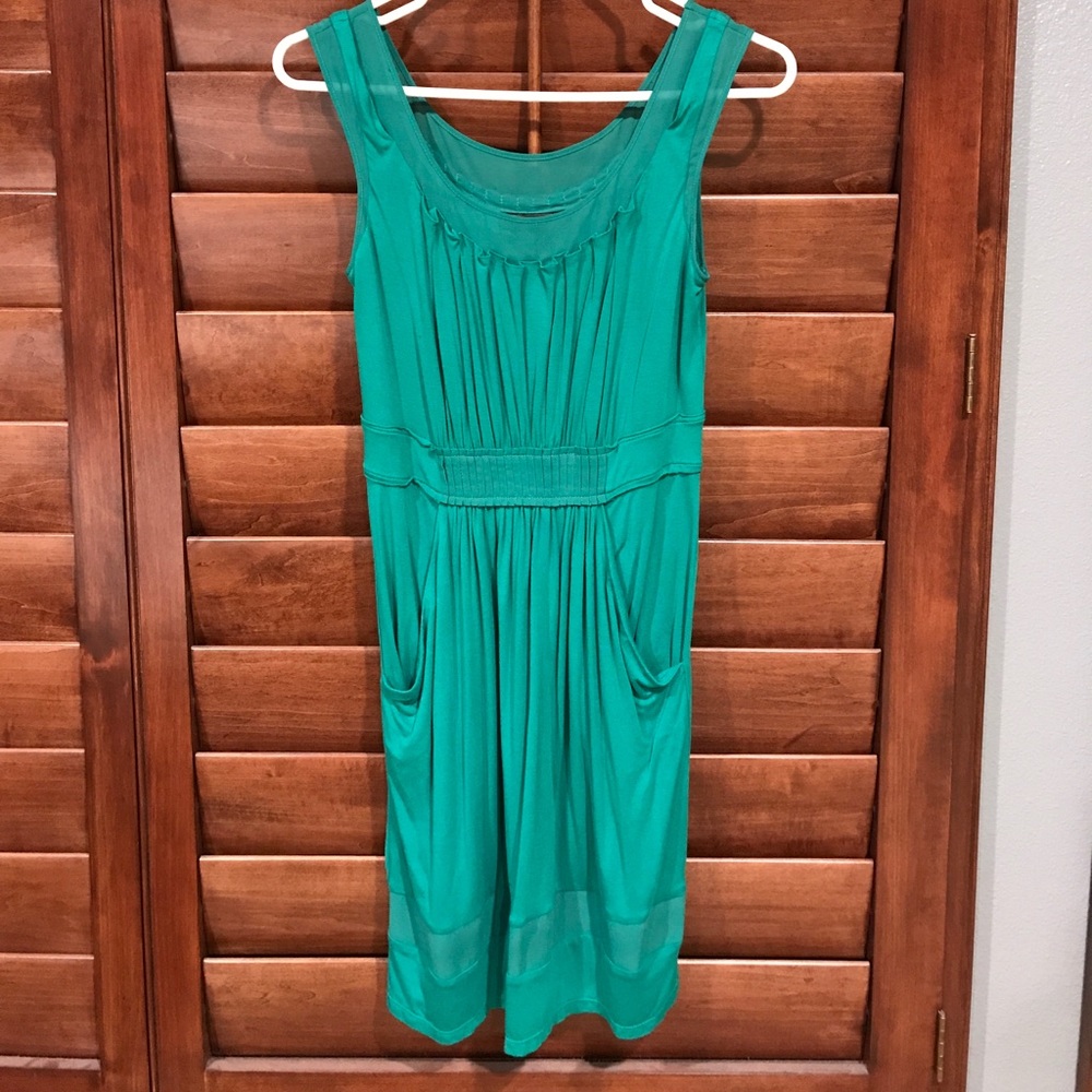 BCBG emerald dress