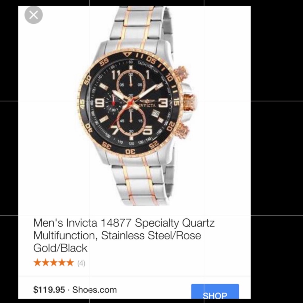 Sliver and Gold Watch