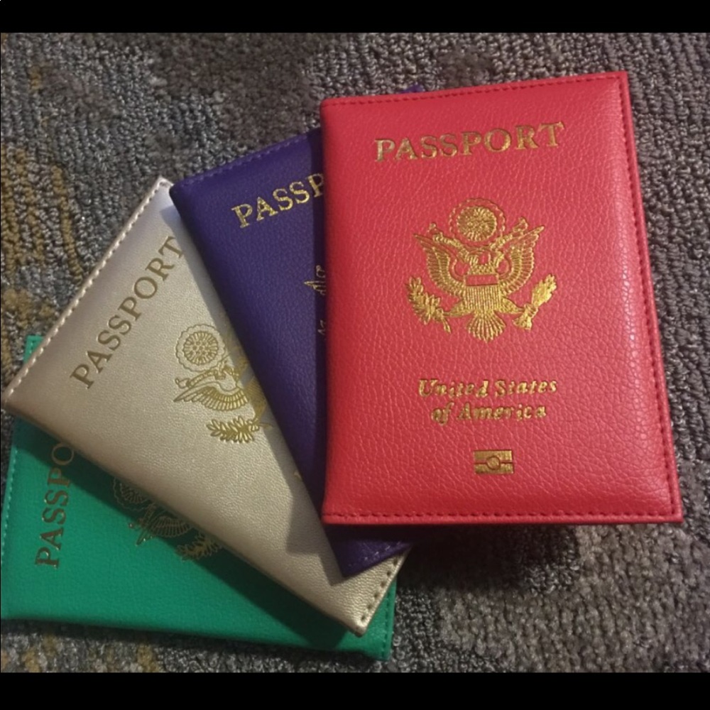 Pu leather passport cover