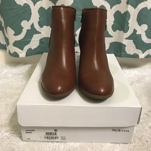 Style & Co. Brown Ankle Boots