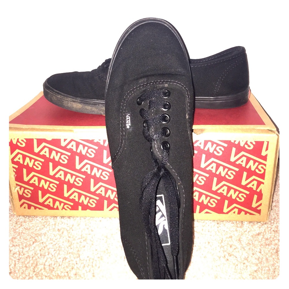All black vans