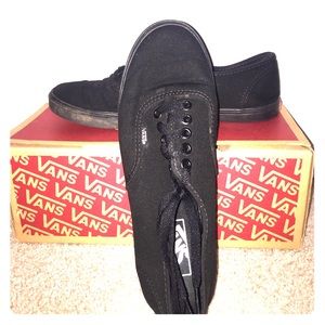 All black vans