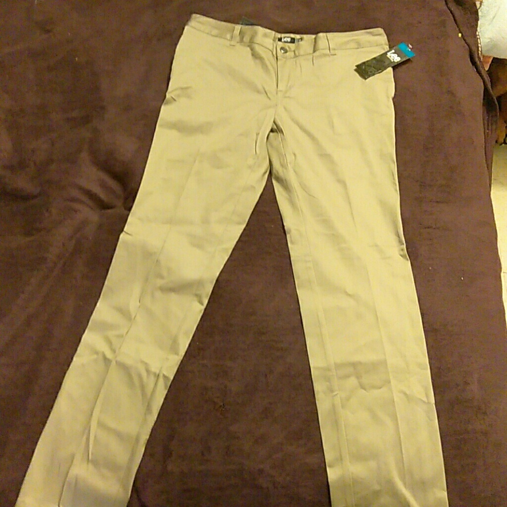 Khaki skinny pants