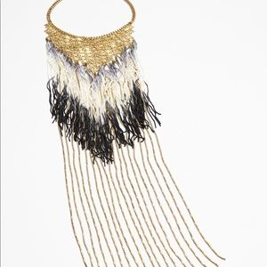 fringe necklace
