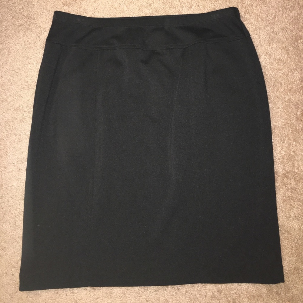 Black pencil skirt