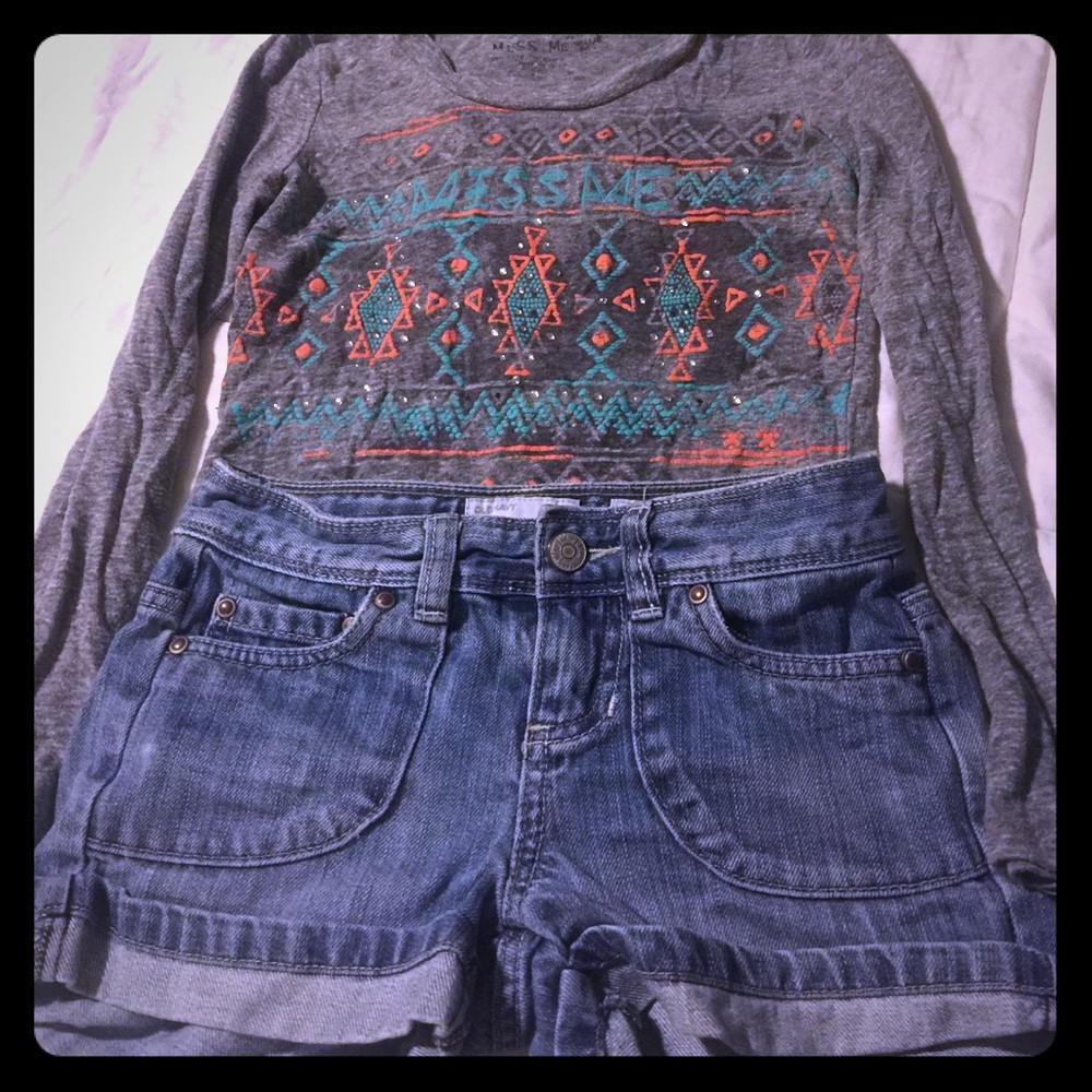 Girls Miss me / old navy outfit