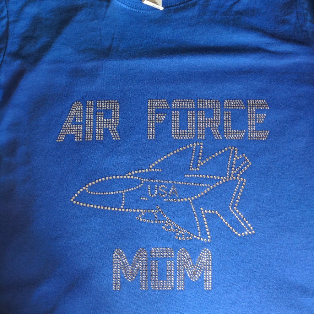 Blinged Out Air Force Mom