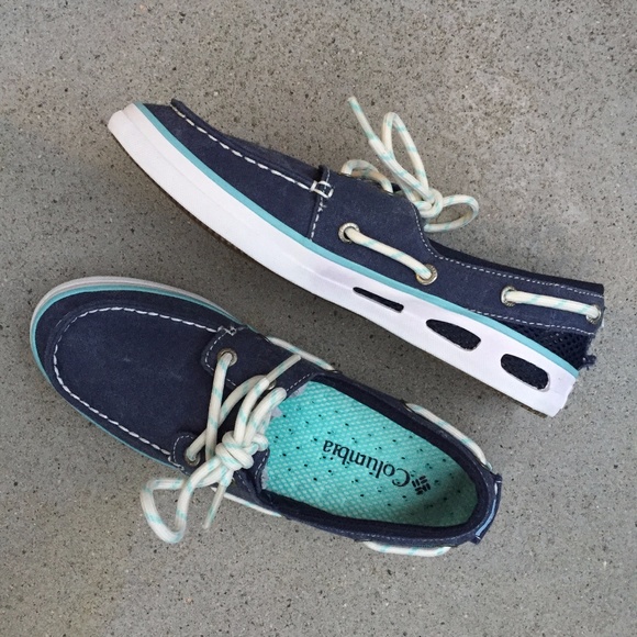 SOLD Columbia Vulc N Vent Canvas Boat Shoe 6.5 NEW - Picture 4 of 7