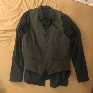 Dress Shirt with vest