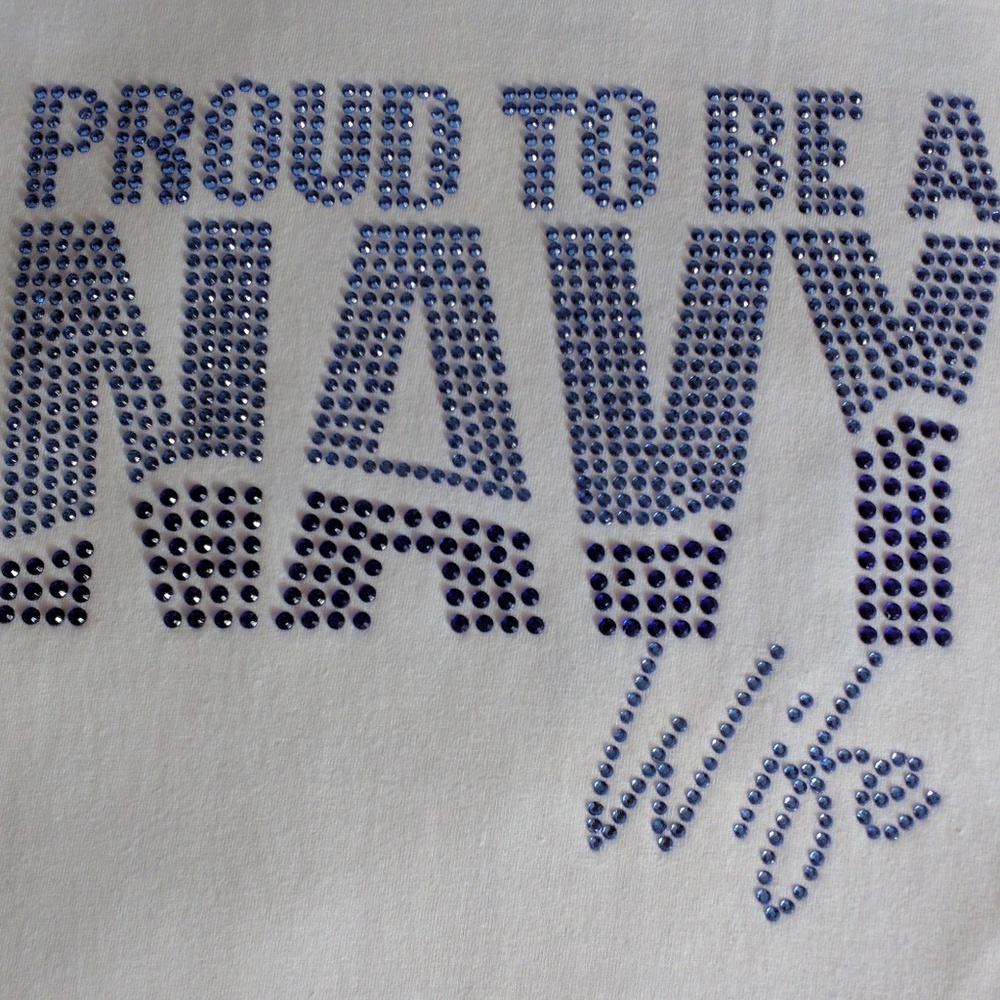 Blinged Out Proud to be a Navy Wife