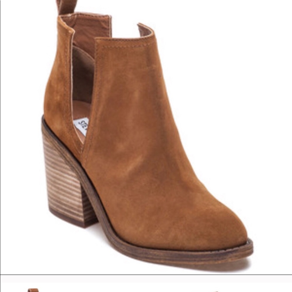 Steve Madden Cutout booties boots chestnut Size 10 - Picture 7 of 7