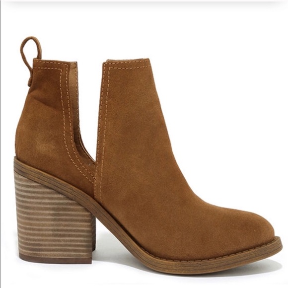 Steve Madden Cutout booties boots chestnut Size 10 - Picture 3 of 7