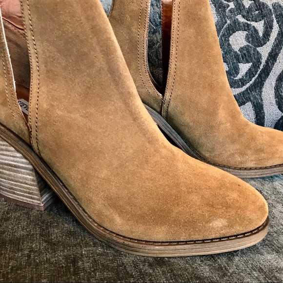 Steve Madden Cutout booties boots chestnut Size 10 - Picture 5 of 7