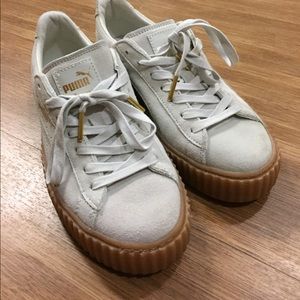 Fenty x Puma Rihanna Suede Creepers - Star White
