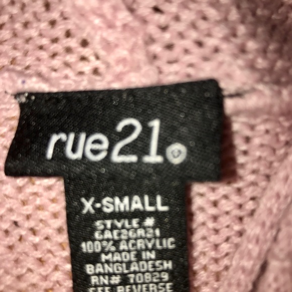 Rue21 Mauve Knit Sweater - Picture 3 of 3