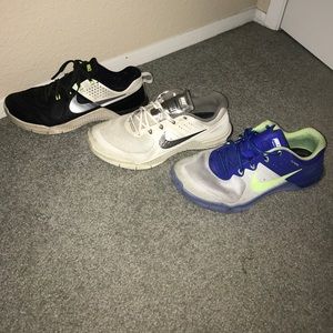 Women's Nike Metcon 1s and 2s 9.5