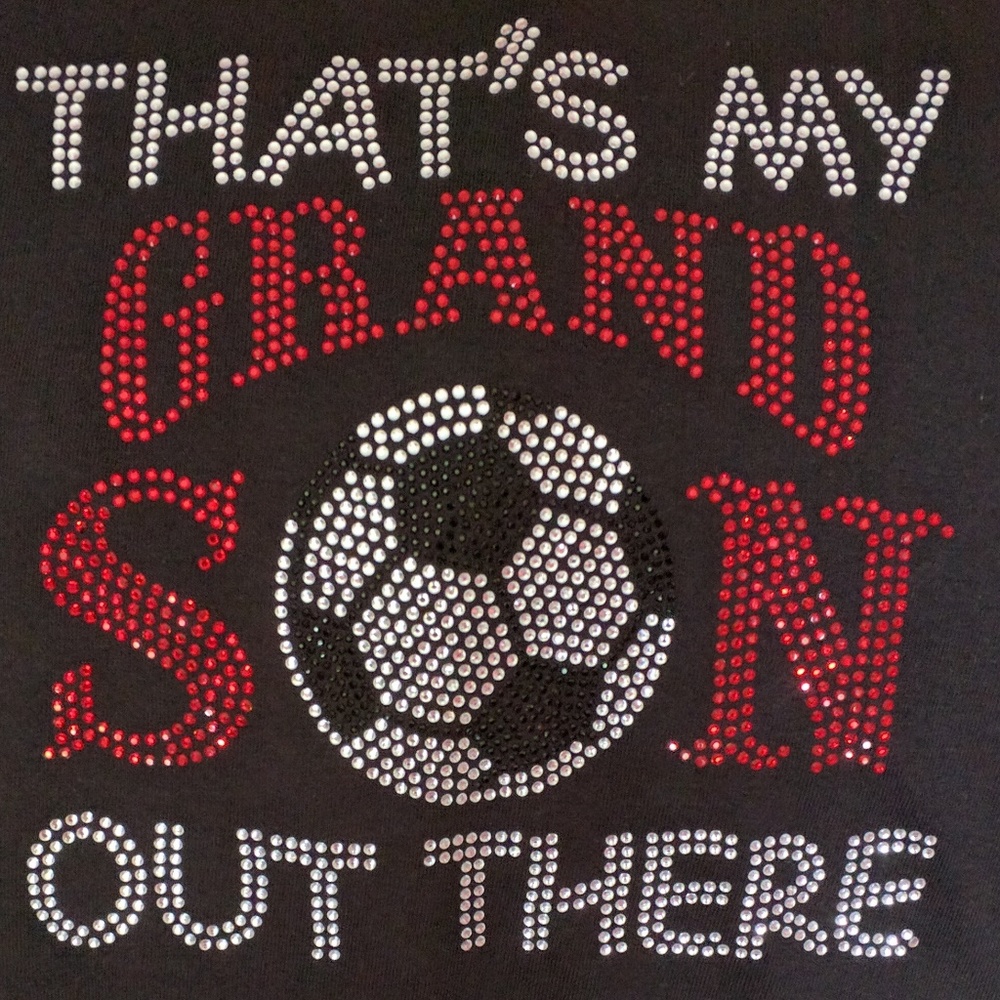 Blinged Out Thats My Grandson Out There Soccer