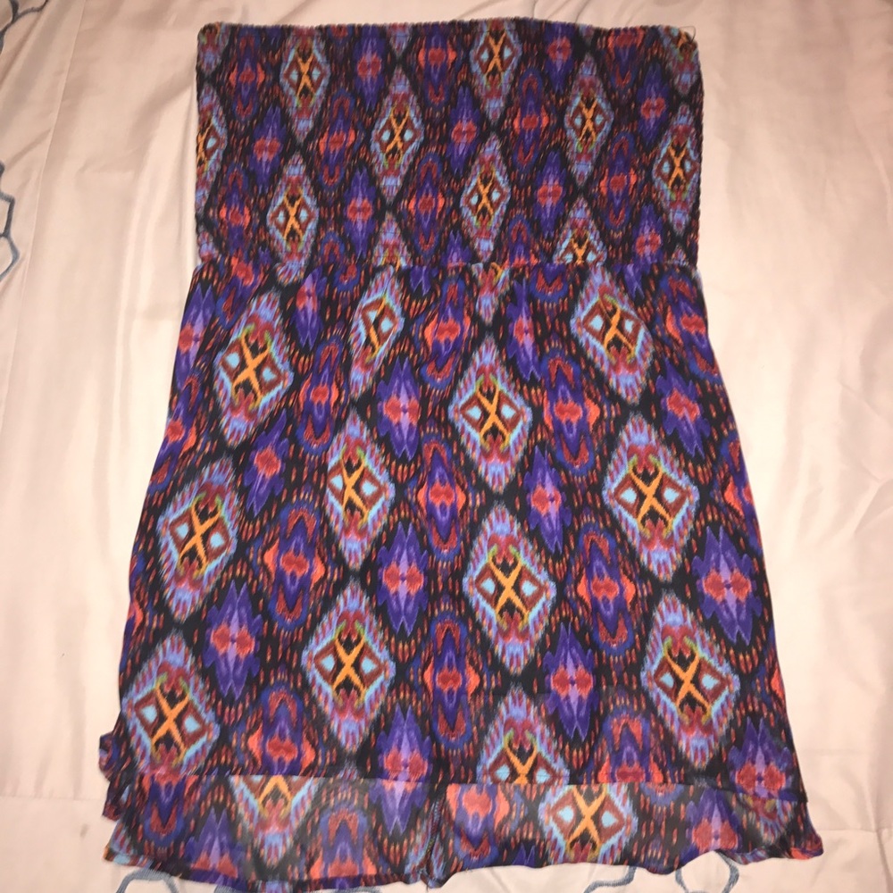 Strapless Printed Top!
