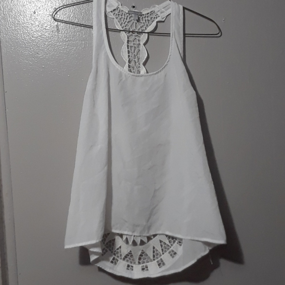 White tank top