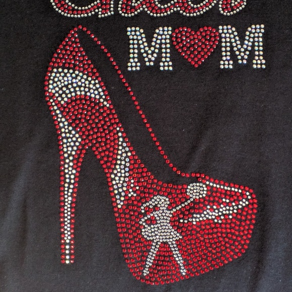 Blinged Out Cheer Mom Stiletto - Picture 2 of 2