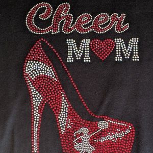 Blinged Out Cheer Mom Stiletto