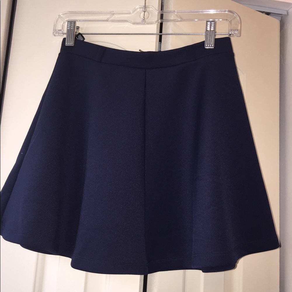 Navy blue skirt