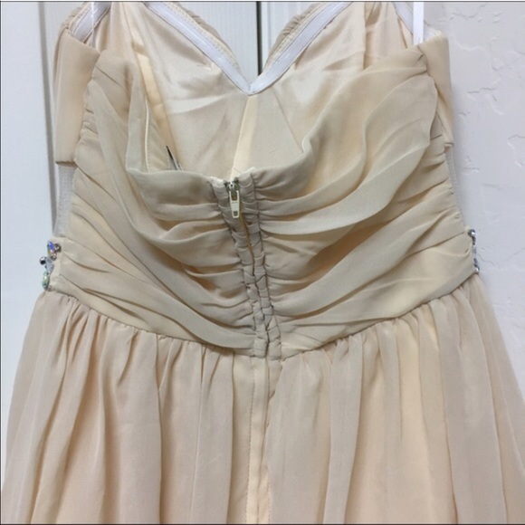 Strapless chiffon dress - Picture 2 of 2