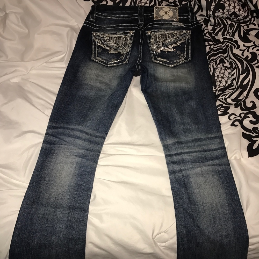 Size 25 Miss Me Boot Cut Jeans