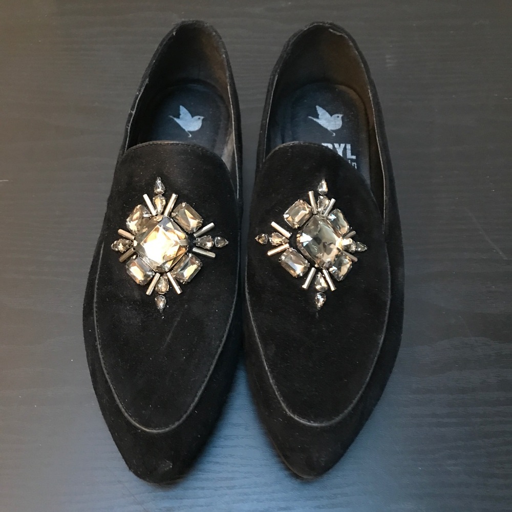 Suede Starburst Loafers