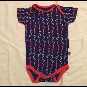 KicKee Pants Print Short Sleeved Onesie