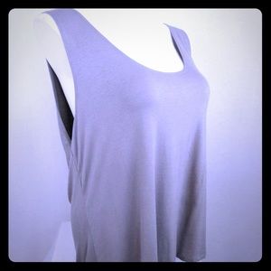 LOGO by Lori Goldstein SZ 2X Asymmetric Hem Tank
