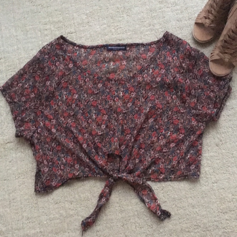 Brandy Melville sheer top.
