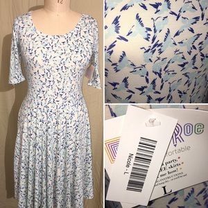 Bird Print LuLaRoe Nicole