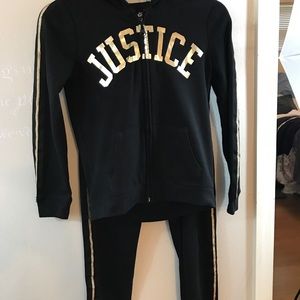 JUSTICE sweat suit