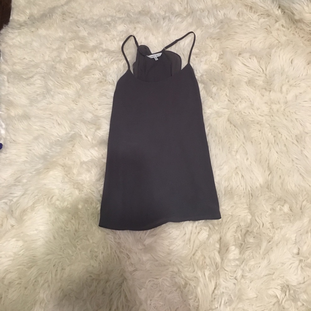 Steel Cami with ruffle back