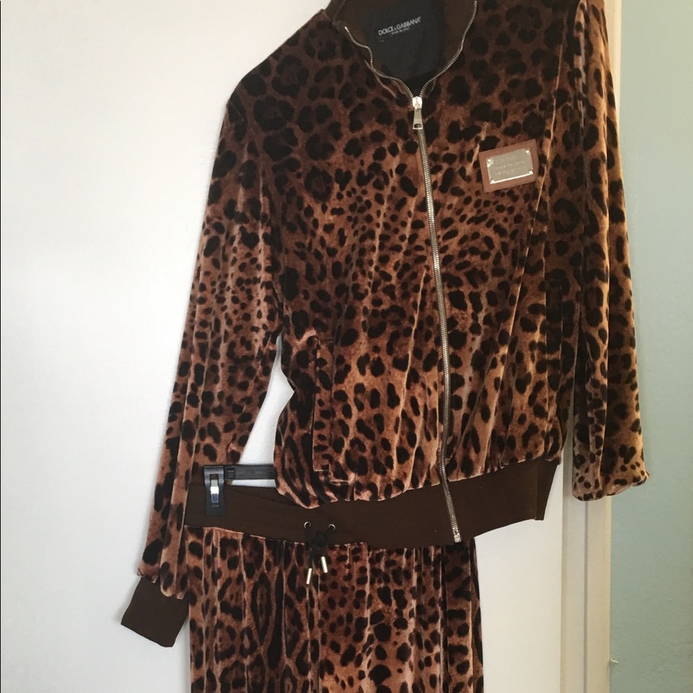 DOLCE & GABBANA COLLECTION-LEOPARD Designer 2 pc