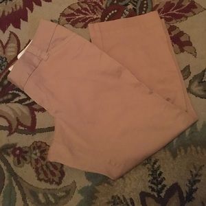 Lane Bryant Sz 14 P Khaki 96% cotton Pants b1