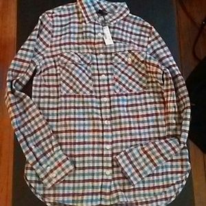 NWT J CREW FLANNEL