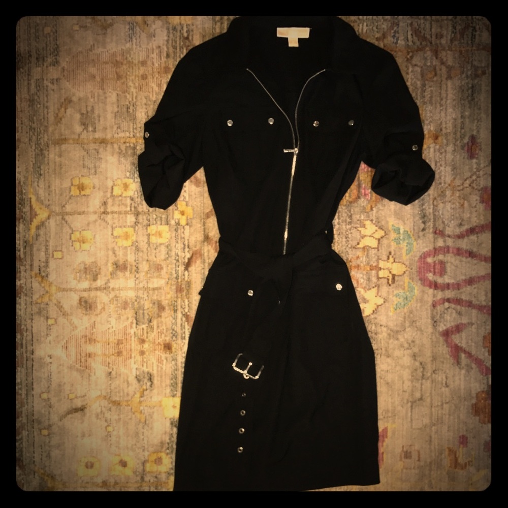 On hold Michael Kors Sexy Trench Coat Dress Size M